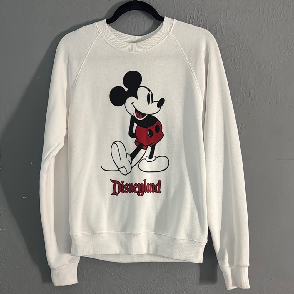 Disney White Mickey Mouse Sweater